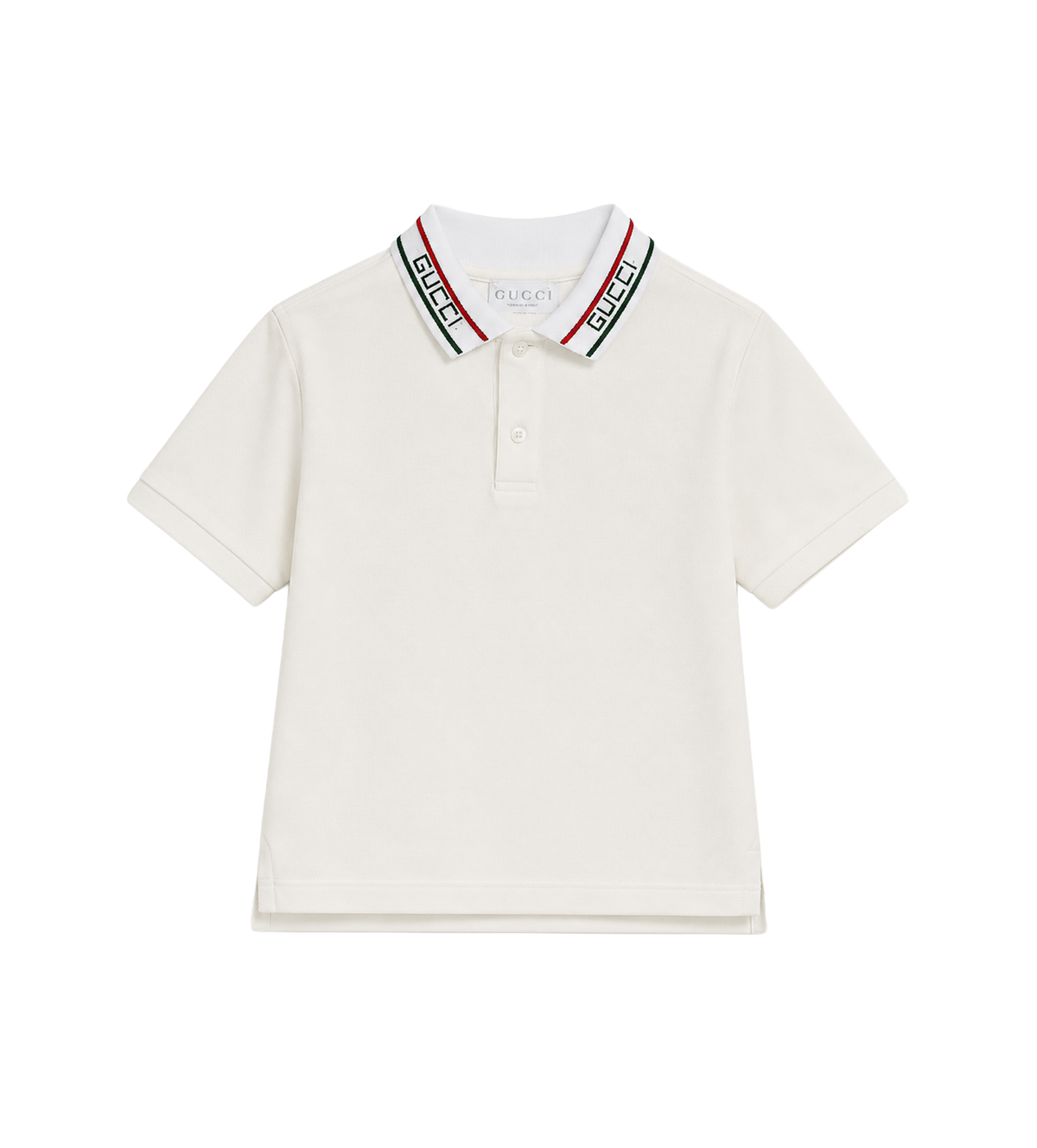 Kids Poloshirt van katoenpiqué New Wit / gemengd