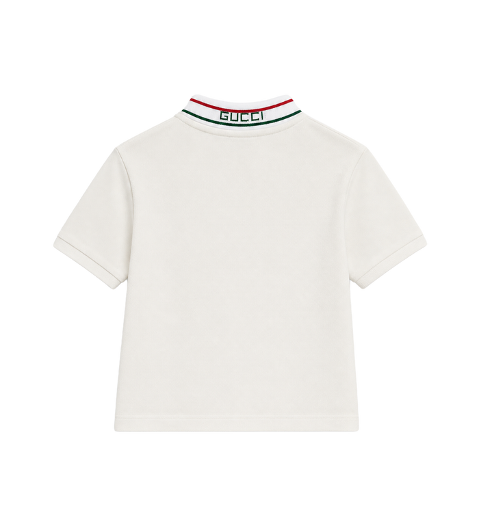 Kids Cotton Piqué Polo Shirt New White / Mix