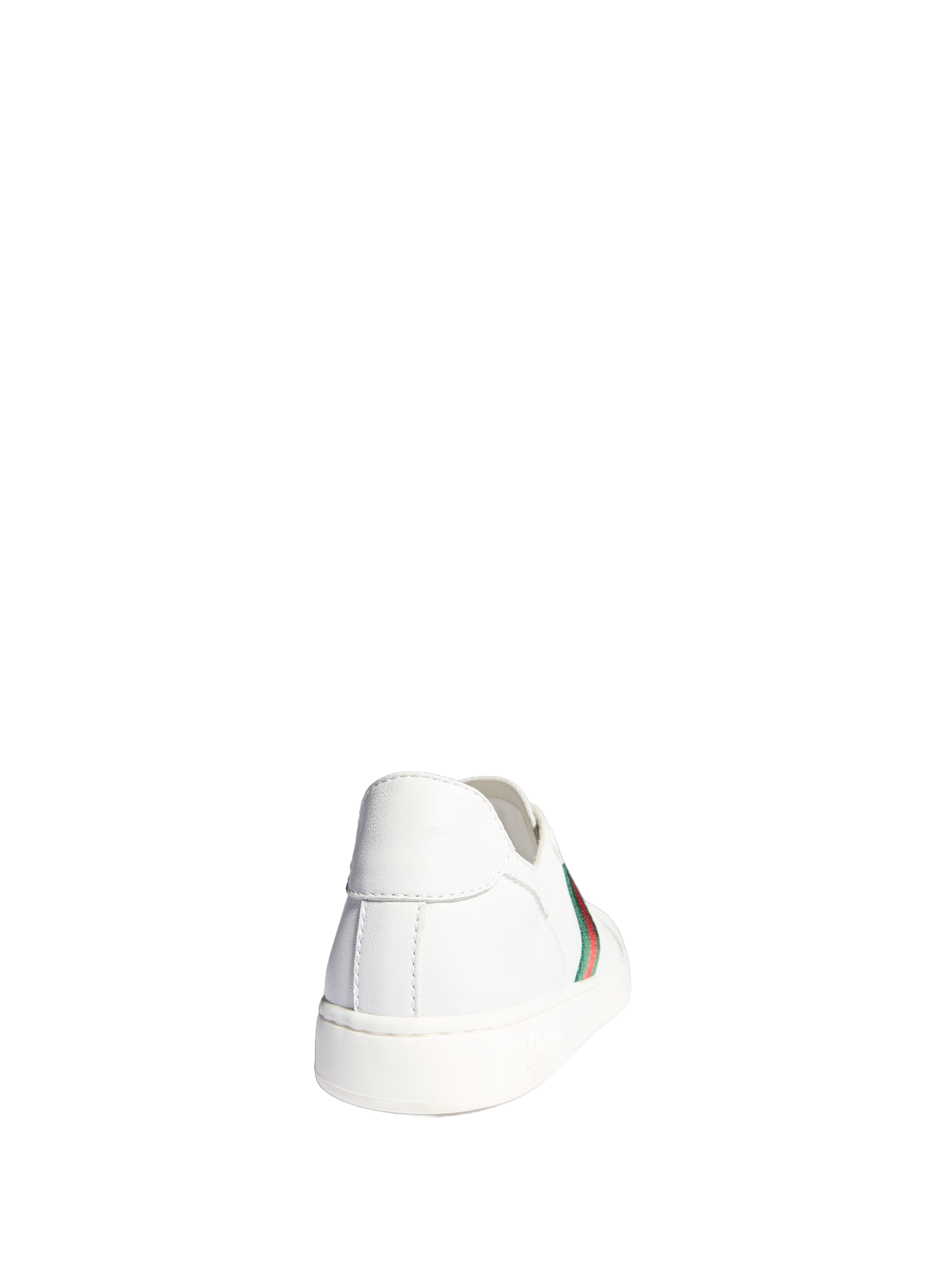 Kids Leer Sneakers Grote Witte / VRV