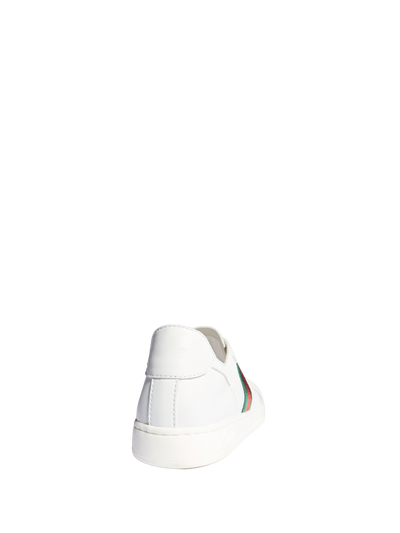 Kids Leer Sneakers Grote Witte / VRV