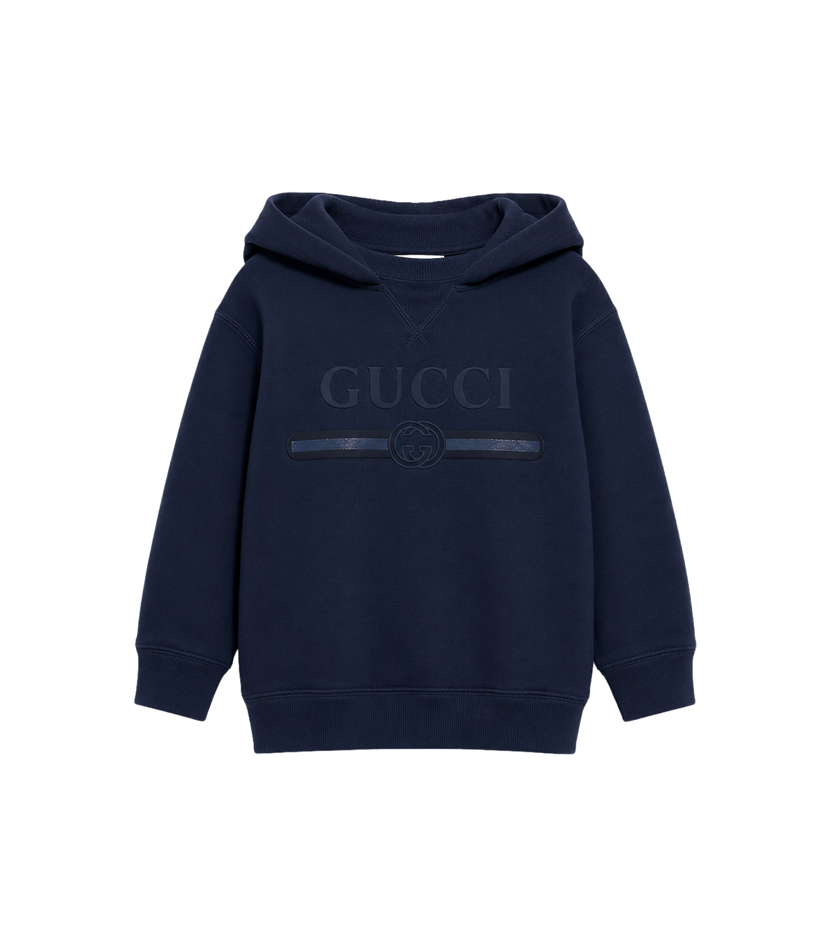 Kids Cotton Sweatshirt with Print Blue
