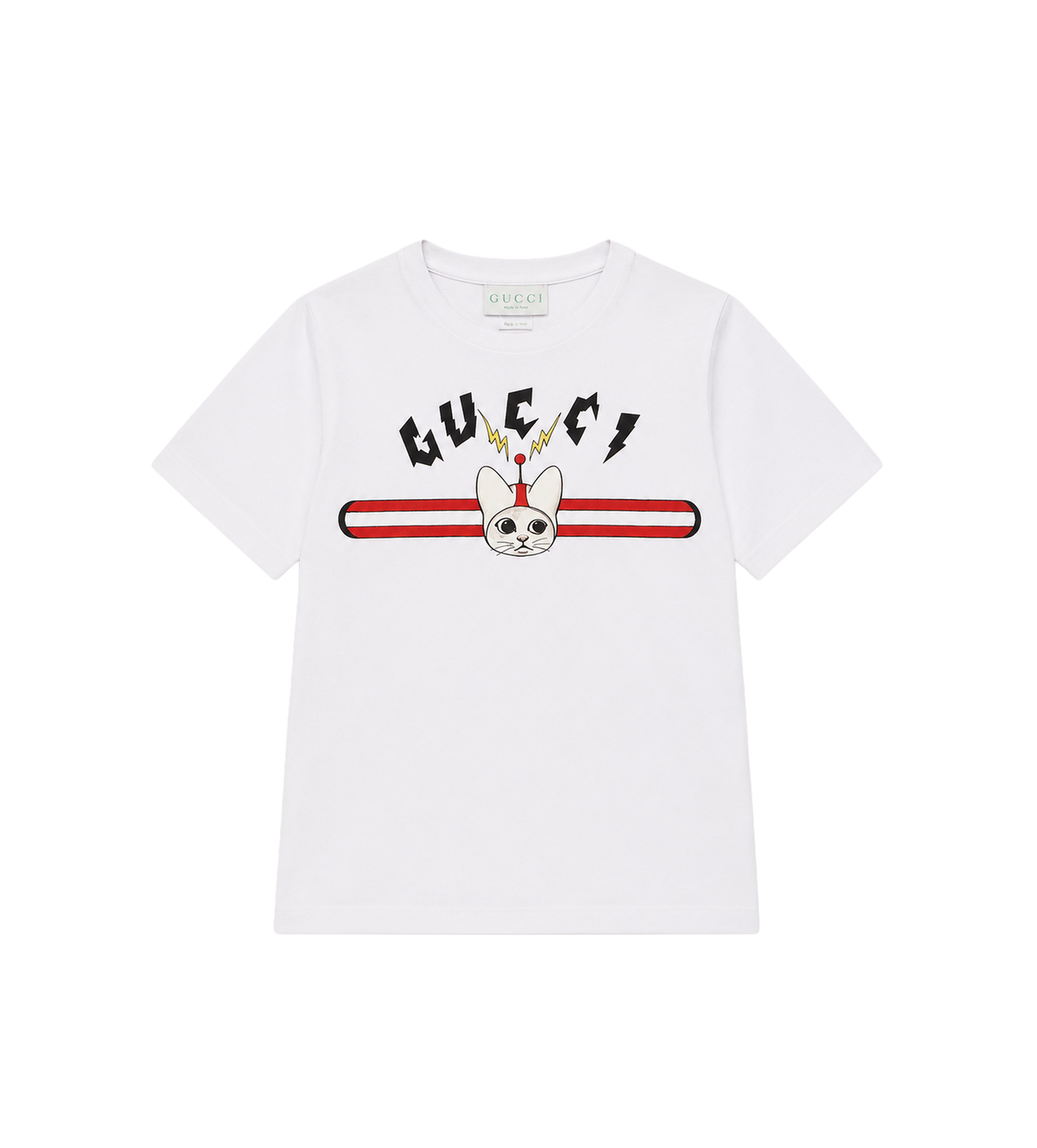 Kids Katoenen T-Shirt met Print Wit