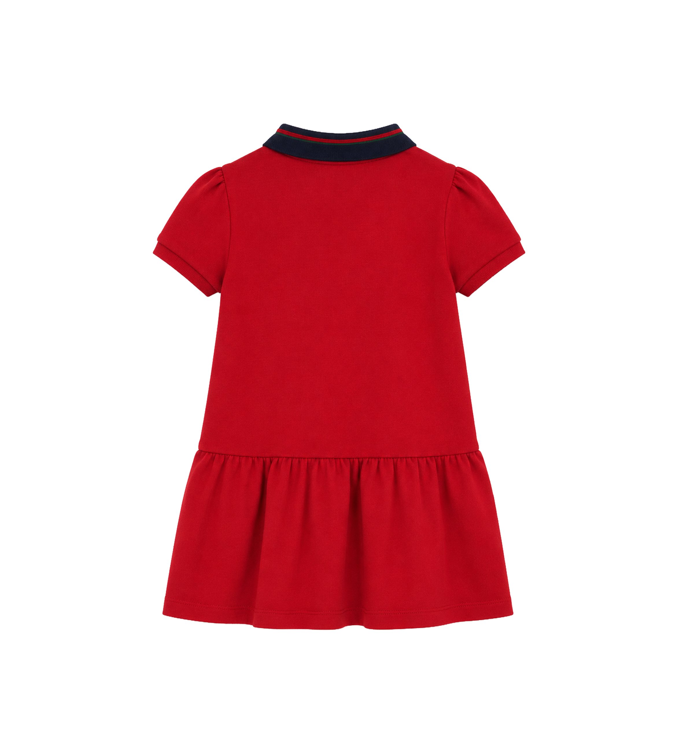 Kids Katoenen polojurk rood