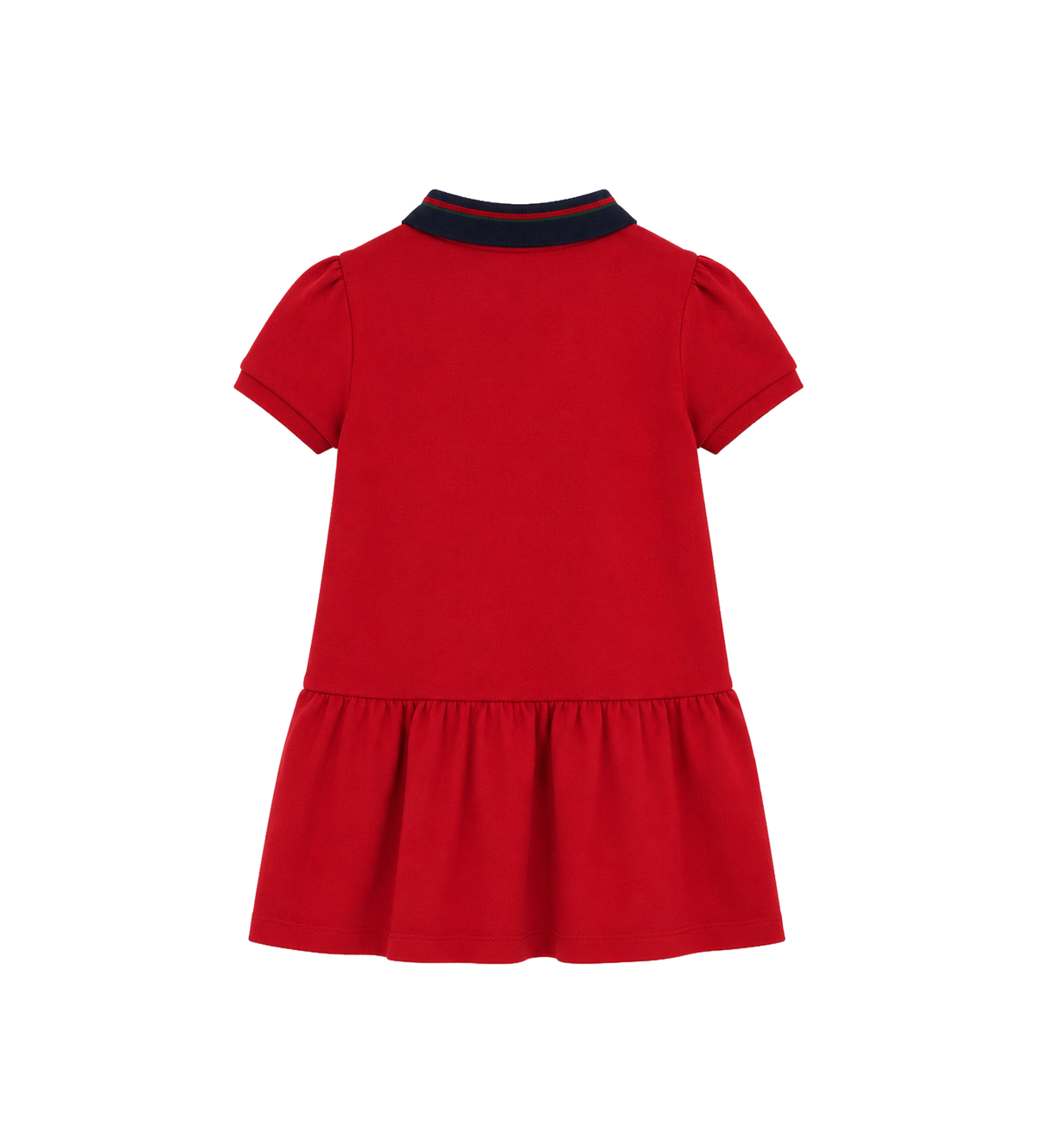 Kids Katoenen polojurk rood