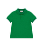 Kids GG Jacquard Polo Shirt Green
