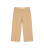 Kids GG Canvas Broek Beige/Ebbenhout