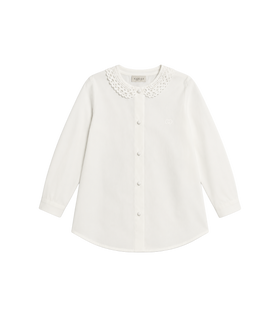 Kids Katoenen blouse wit