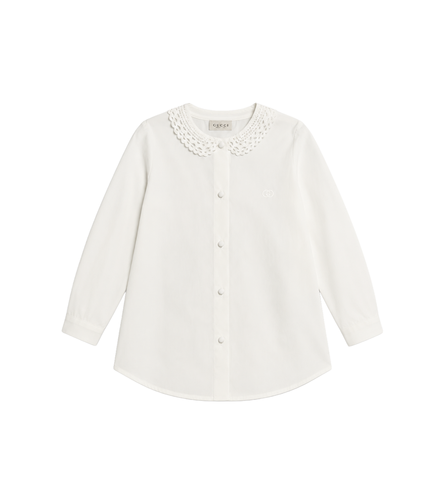 Kids Katoenen blouse wit