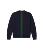 Baby Web Stripe Wool Sweater Navy