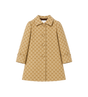 Kids GG Canvas Jas Beige/Ebbenhout