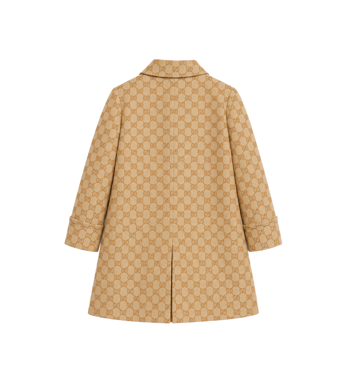 Kids GG Canvas Jas Beige/Ebbenhout