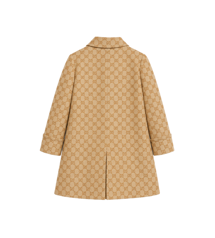 Kids GG Canvas Jas Beige/Ebbenhout