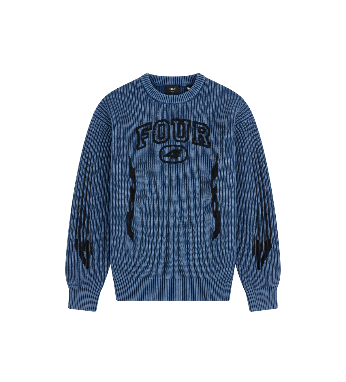 Arch Gebreide Crewneck Blauw
