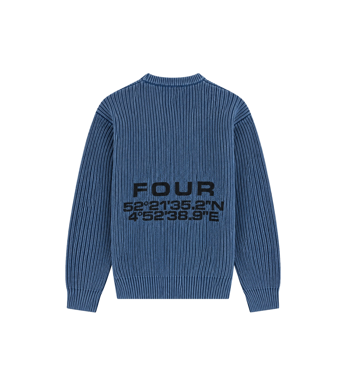 Arch Gebreide Crewneck Blauw