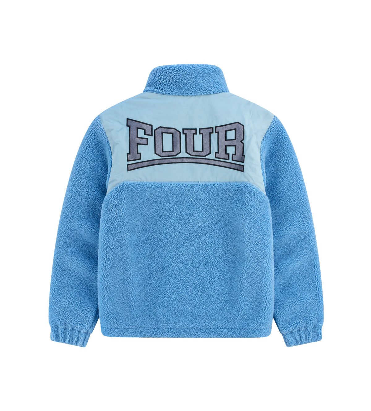 Logo Sherpa Zip Up Blauw