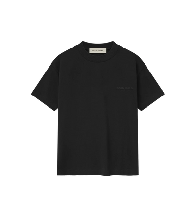 Kids Classic Embroidery Tee Donkergrijs