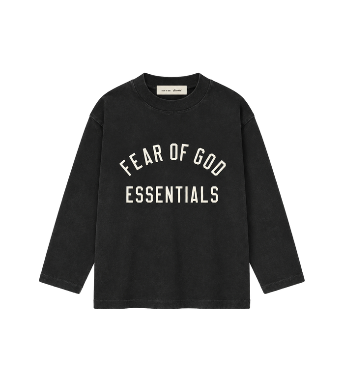 Kids Training 90s Longsleeve Vintage Zwart