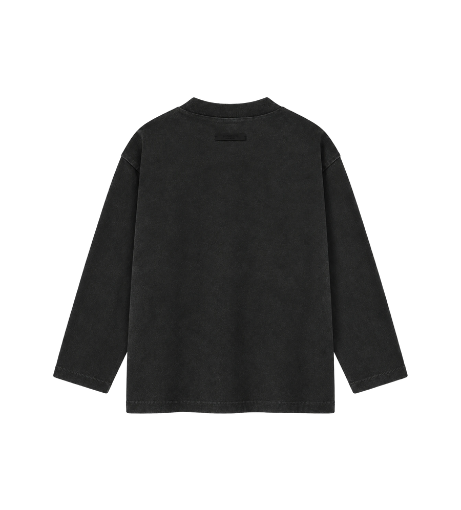 Kids Training 90s Longsleeve Vintage Zwart