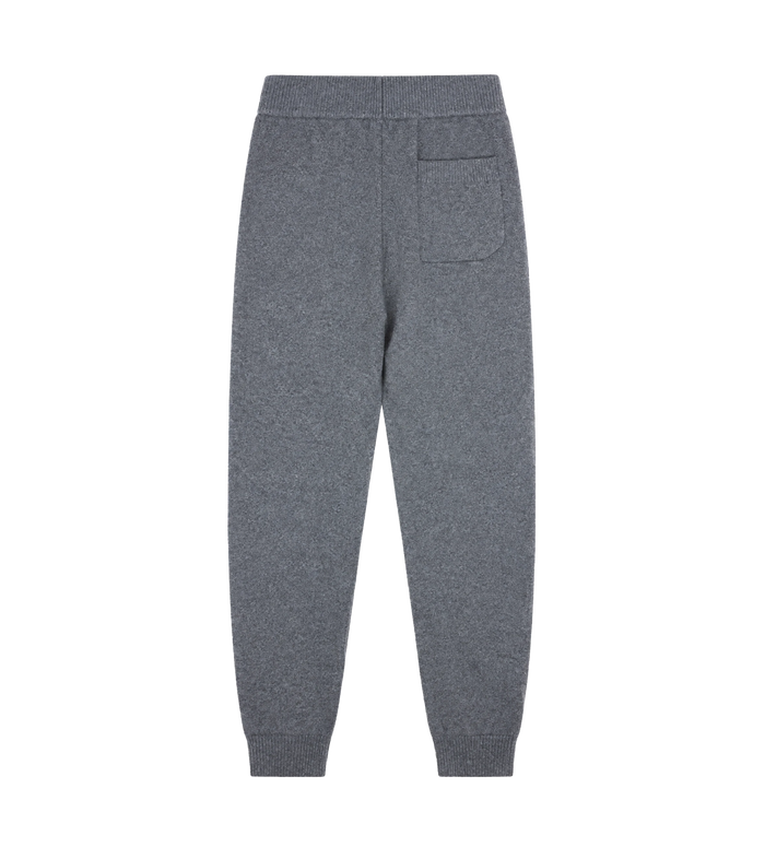 Gebreide Broek Cuffed Donkergrijs