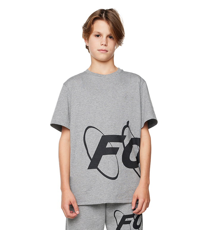 Big Circles  T-shirt Grijs/ Zwart