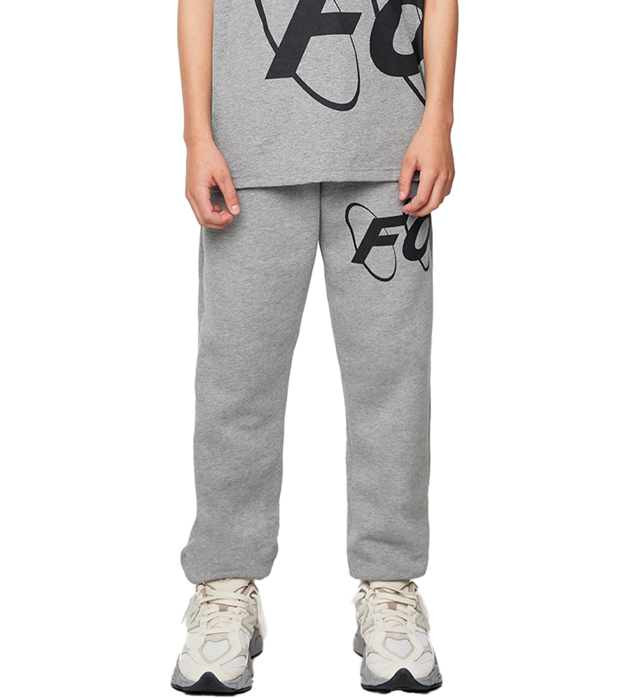 Big Circles Straight Leg Cuffed Grijs/zwart