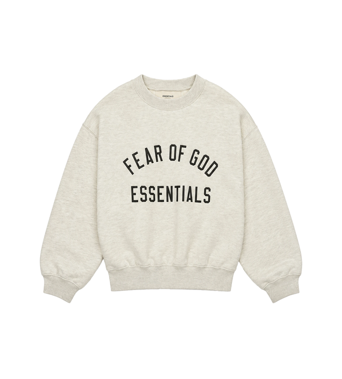 Kids Classic Crewneck Sweatshirt Oatmeal