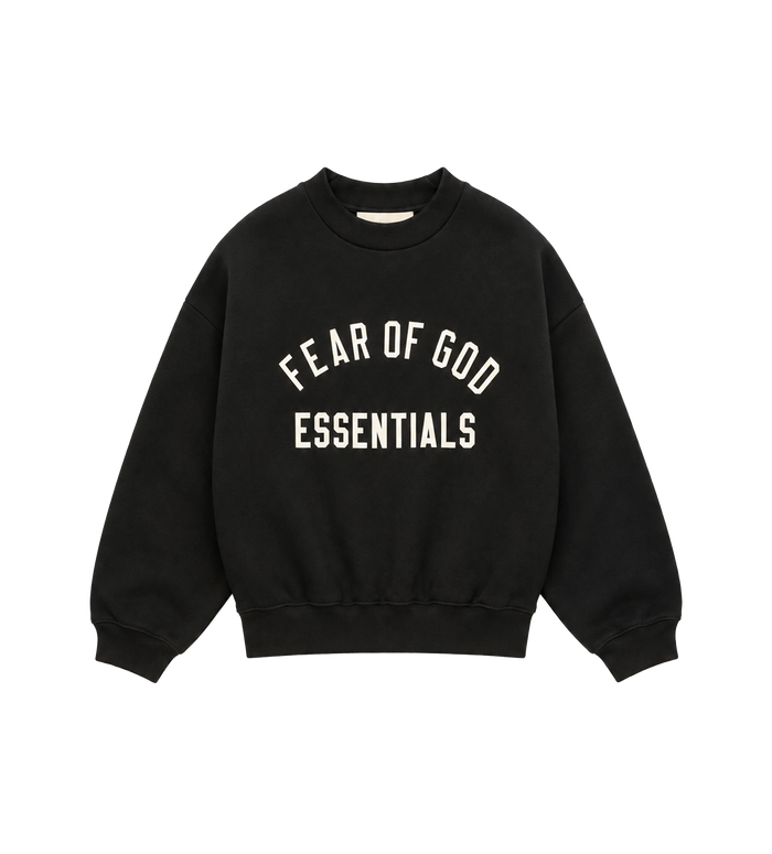 Kids Classic Crewneck Sweatshirt Zwart