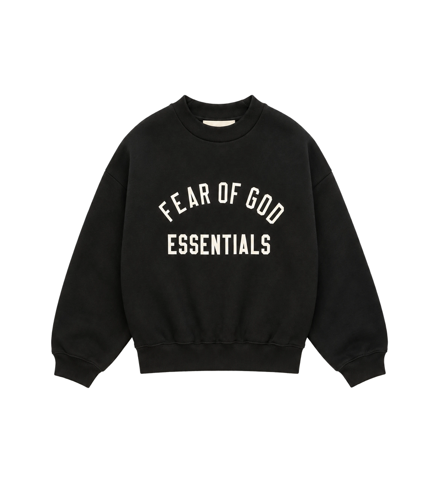 Kids Classic Crewneck Sweatshirt Zwart