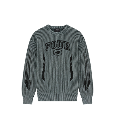 Arch Gebreide Crewneck Grijs