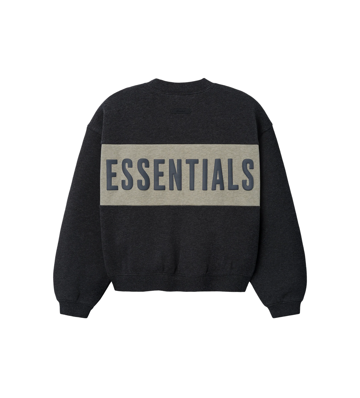 Kids Cropped Relaxed Paneled Sweatshirt Donkergrijs