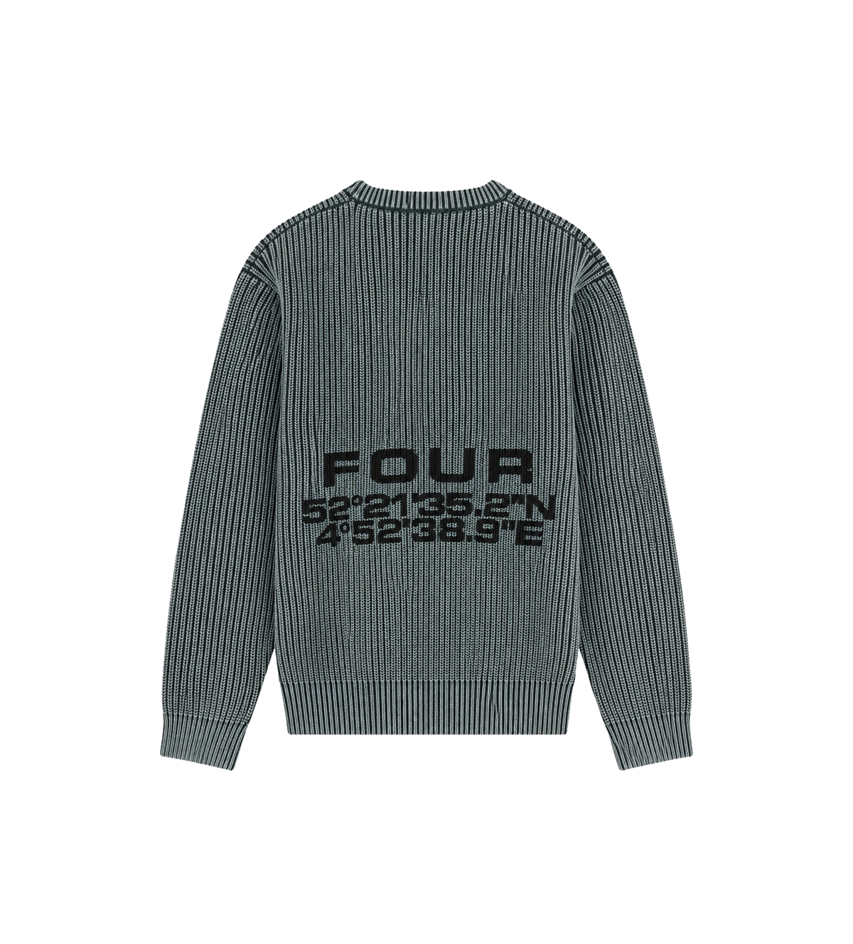 Arch Gebreide Crewneck Grijs