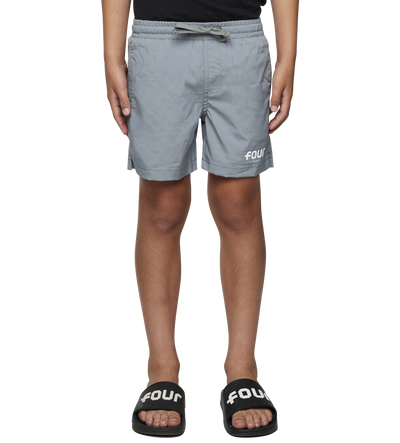 Logo 4AOP Swim Shorts Mockingbird Grey/ White
