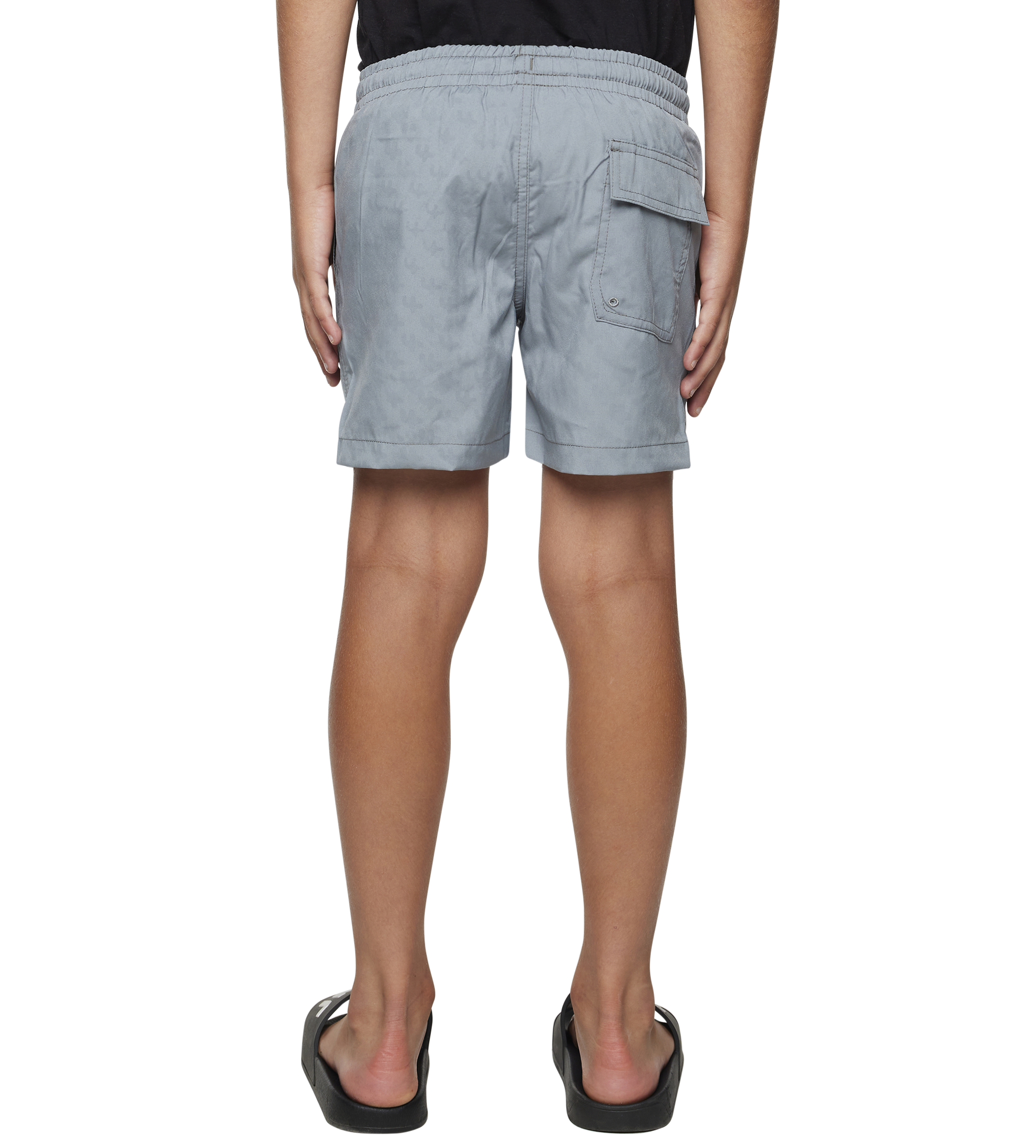 Logo 4AOP Swim Shorts Mockingbird Grey/ White