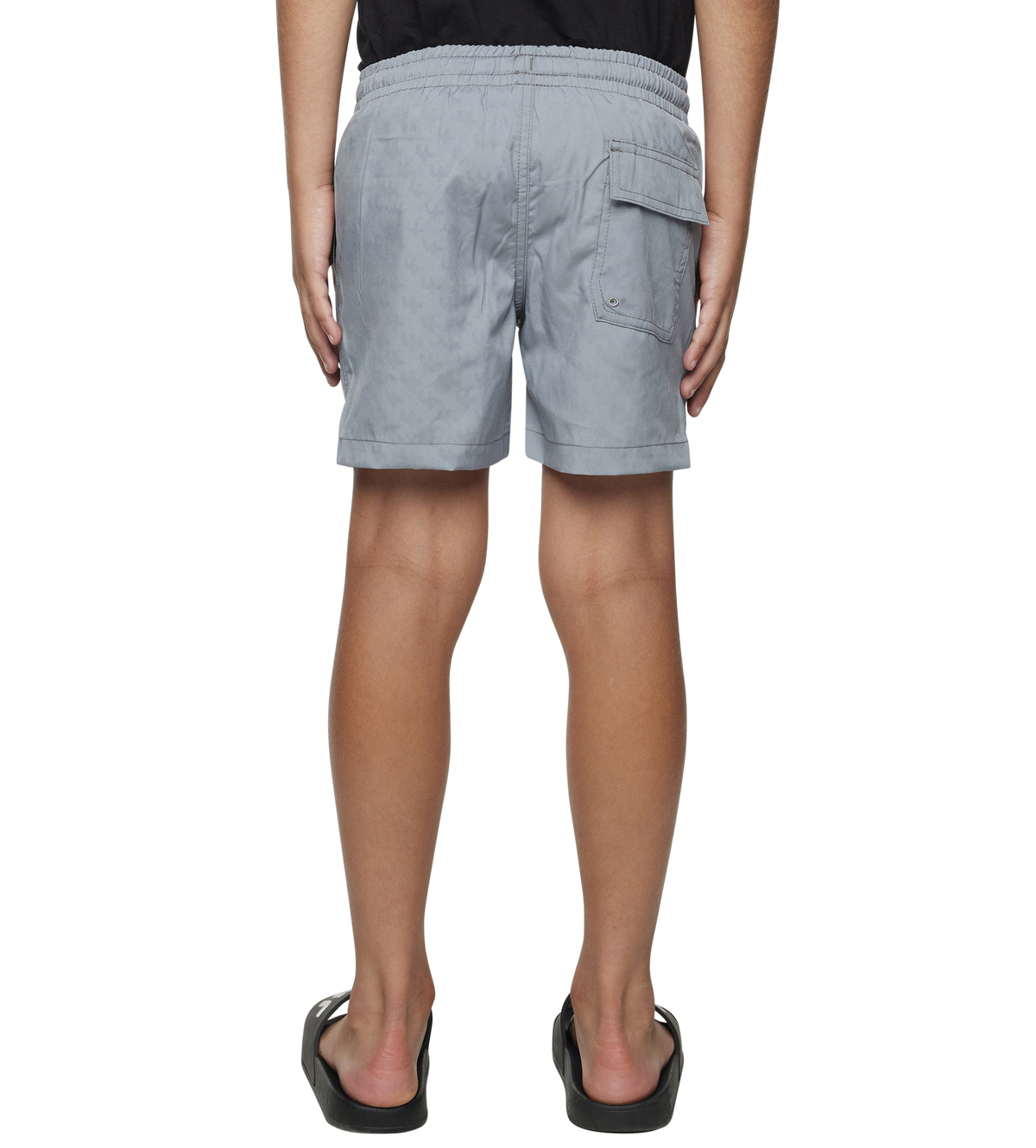 Logo 4AOP Swim Shorts Mockingbird Grey/ White