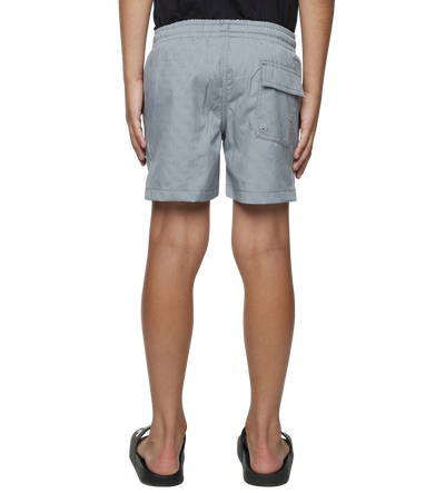 Logo 4AOP Swim Shorts Mockingbird Grey/ White
