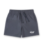 Logo Swim Shorts Asphalt/ White