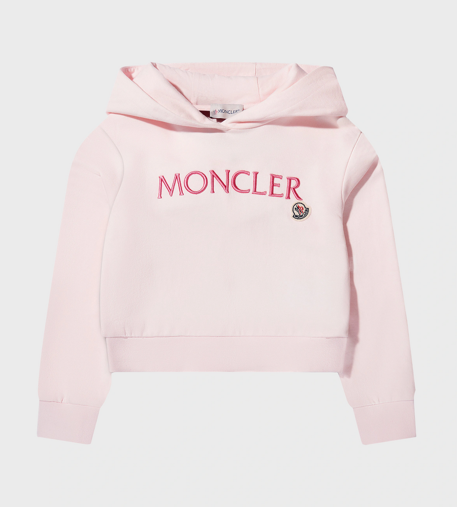 Embroidered Logo Hoodie Pink