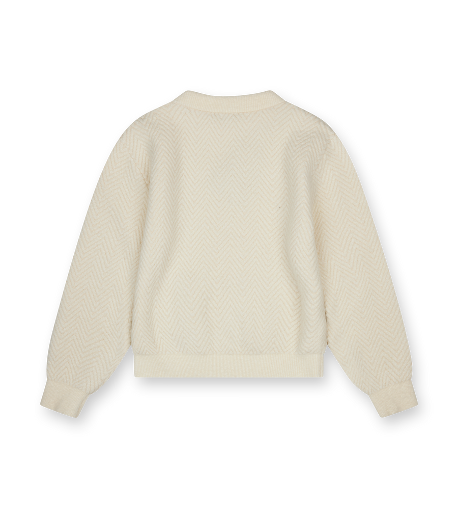 Missoni Zig Zag Patterned Crewneck Sweater – Ivory (Kids)