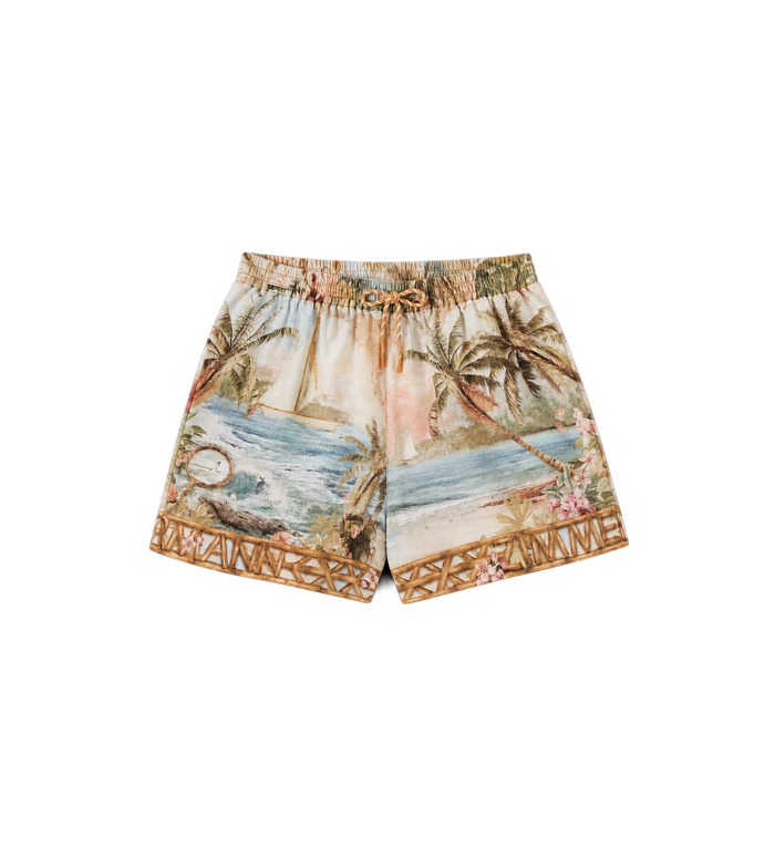 Kids Mahon bedrukt katoen Shorts Veelkleurig