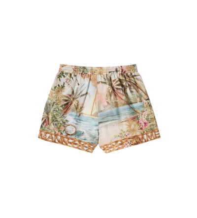 Kids Mahon Printed Cotton Shorts Multicolour
