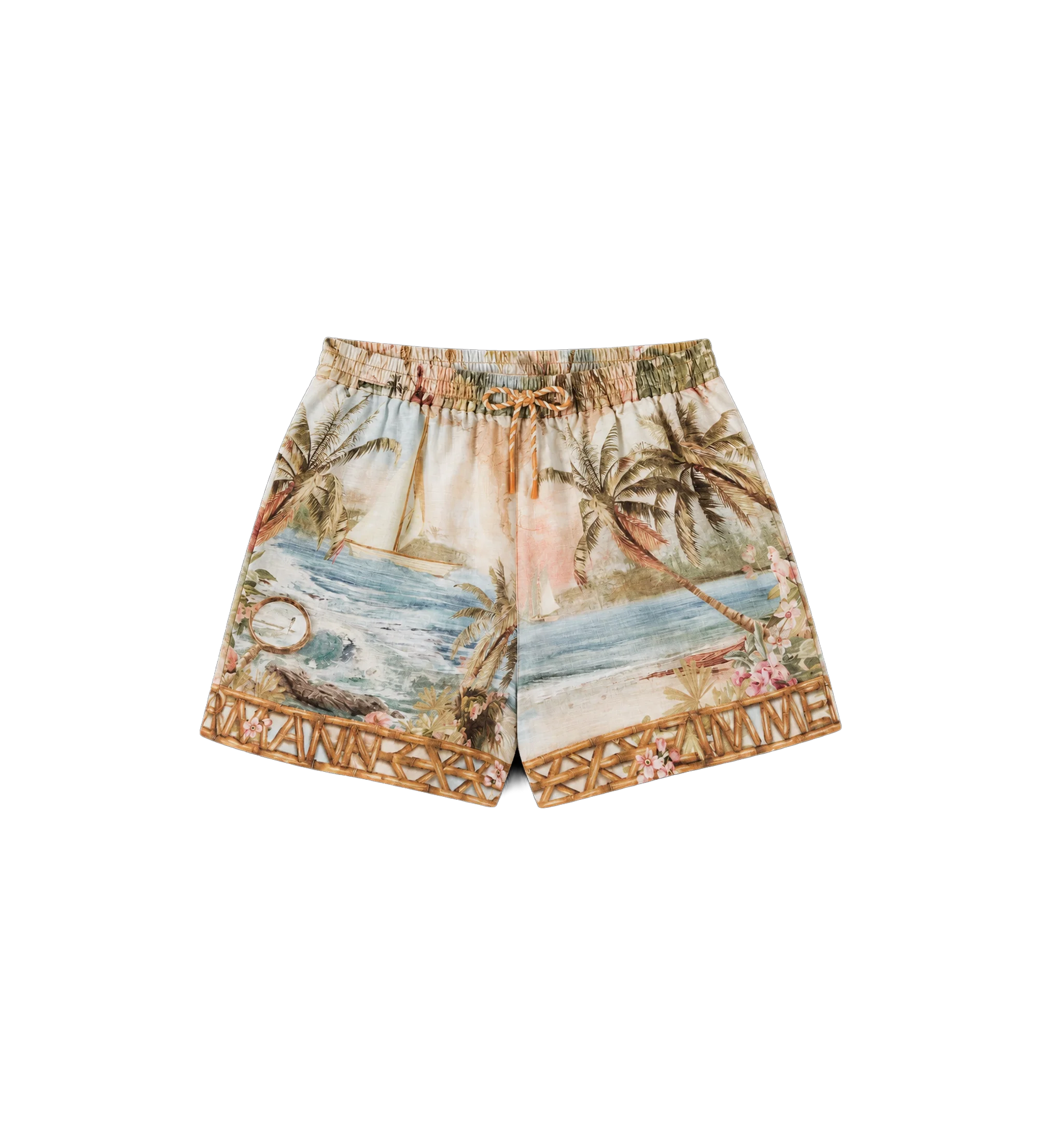 Kids Mahon Printed Cotton Shorts Multicolour