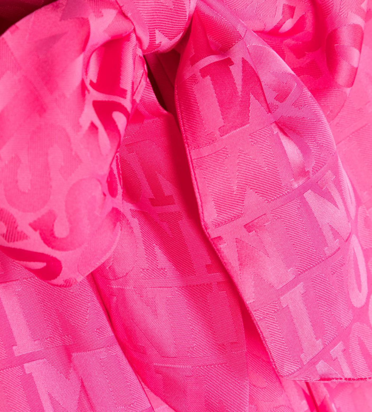Jacquard Pattern Trousers Fuchsia