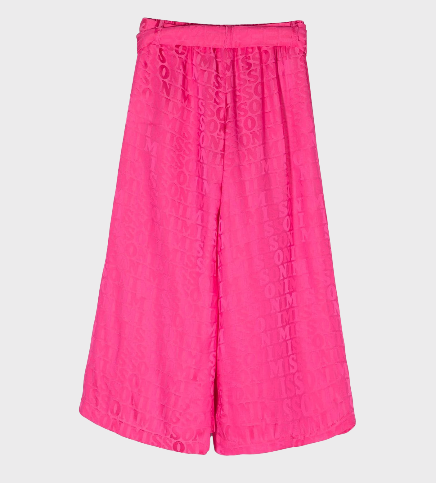 Jacquard Pattern Trousers Fuchsia