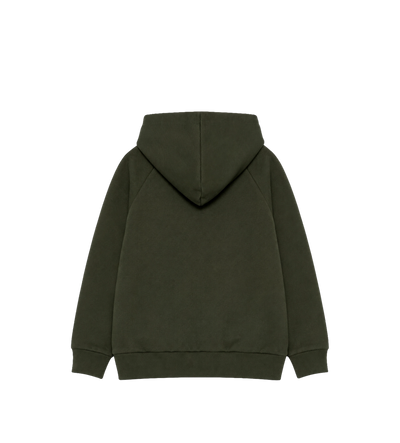 Kids Zip-Up Fleecehoodie Groen