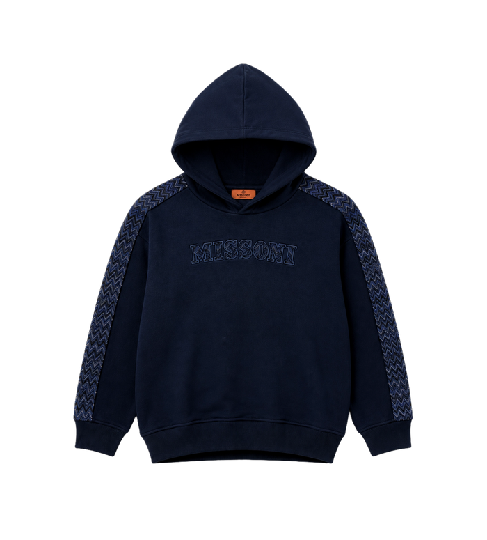 Kids Jacket with Logo Patch in Navy Blue – FOUR Kids
