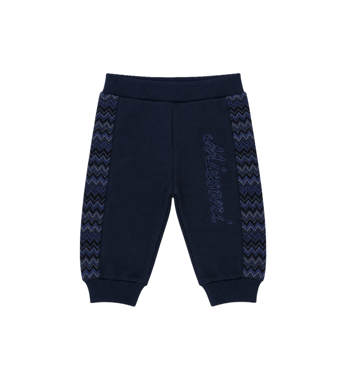 Baby Logo geborduurde trainingsbroek marineblauw