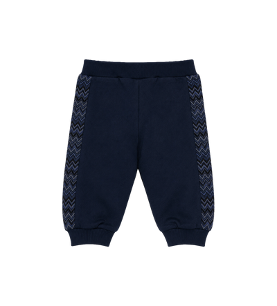 Baby Logo geborduurde trainingsbroek marineblauw