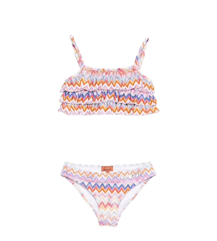 Missoni Kids Chevron Bikini in Multicolor