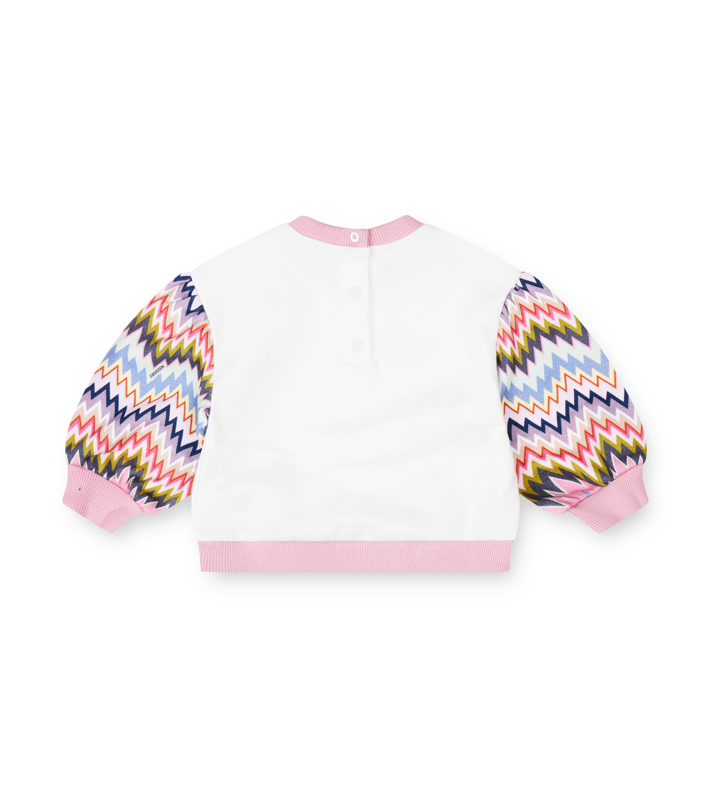 Missoni Kids Cotton Crewneck Sweatshirt in Multicolor