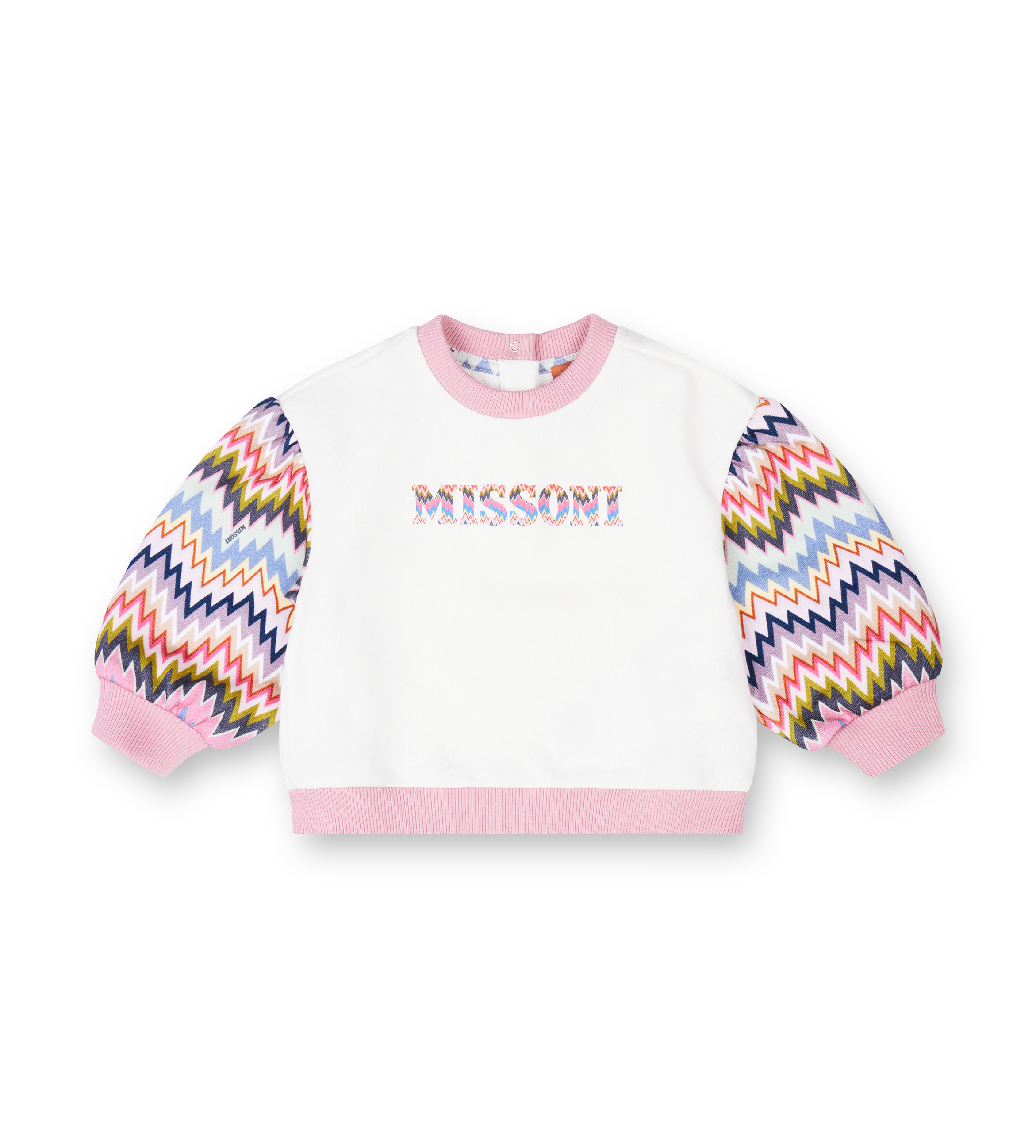 Missoni Kids Cotton Crewneck Sweatshirt in Multicolor